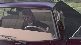 1967 Chevrolet Impala Cranking Template - Melanie in Lace Up Stiletto Pumps 1080p