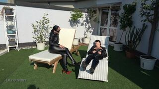 LILY DUPONT : boot worship and spanking for her mobile