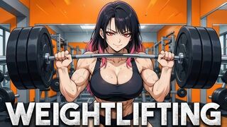 Gym Deadlift Power - Rika Lifts Massive Weight Like It’s Nothing And Humiliates You