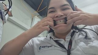 I tugged at the corner of my lips