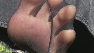 Oil slick pantyhose