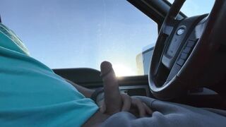 Jacking off in my truck