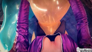 Q1114 Hot POV sitpopping of three 36'' Longnecks - 1080p
