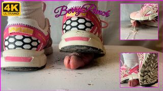 Dirty Sneakers Cock Trampling And Shoejob - Close-Up - Cock Crush - CBT - Cumshot - Foot Fetish - 4K