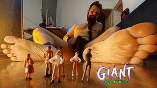 The Horny Giant | Full HD 1080p | Giantess - Vore - Male Feet