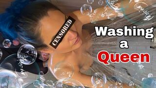 Washing a Queen - Femdom Slave Task