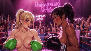 Topless AI anime boxing: Misty vs Kristy HD