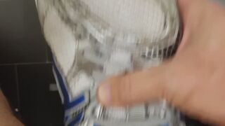 Masturbating with Asics Sneakers