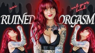 Ruined Orgasm CEI - Ginger Rae - femdom - cum eating instructions - male submission - joi - cum countdown