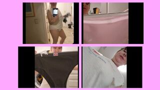 4 AM LATE NIGHT UPDATE DOING LAUNDRY AND MODELING NEW UNDIES FOR YOU