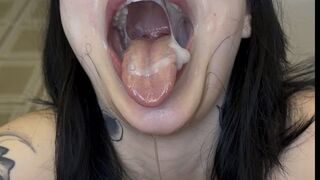 Cheating Whore Makes Huge Puke Mess On Strangers Cock While On Girls Trip
