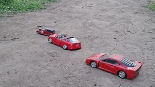 part 1. mom trample and crushing liitle boy toycars in sandal