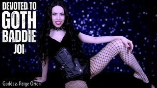 Devoted to Goth Baddie JOI : 720p