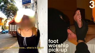 45YO MILF in White Sandals Is Picked Up in The Streets To Become My Foot Slut - Foot Worship Pick Up 3
