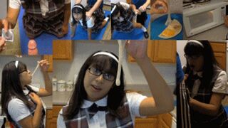 eRica adds cum to a taco, cooks it, & then eats it