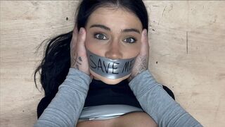 Tatti Is Tape Tied Fucked Hard Tights Ripped Cummed On Gagged 4K