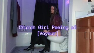 Church Girl Sage Eldritch Peeing #3 [Voyeur]