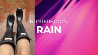 hunter boots rain