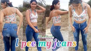 I pee my jeans near a small volcano