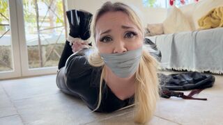 No escape for the thief: Latina’s brutal tape gag hogtie leaves Lil Missy struggling in vain (4K)