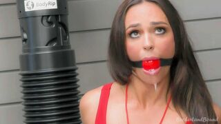 Lauren in: The PoolSide Villas Caper: Busty LifeGuard Drooler Missing the Action Squirms Helplessly Stashed in the Private Gym!! (4K)