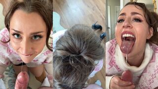 Sloppy Blowjob With Throat Pie feat. Black Stiletto Boots