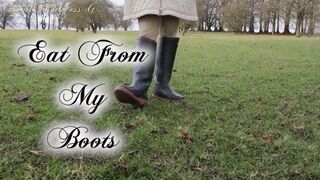 Kneel & Eat From My Boots