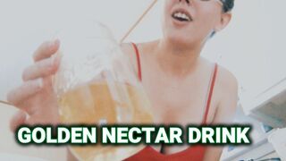 Glass Jar of Golden Nectar - Piss Slave Watersports Toilet Fetish