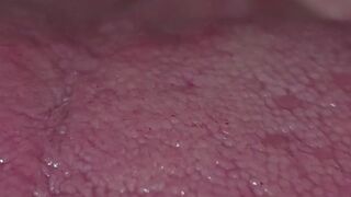 Uvula Play: Deep Mouth Close?Up