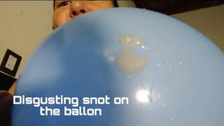 Disgusting snot on the globe