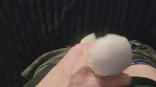 cummy pantie #5 - cum on soft wife's panties