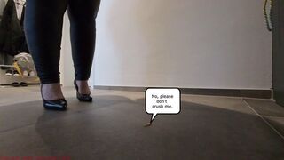 Shrunken and found by the lovely bbw boss
