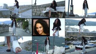 Rita SLWC Crutching on the Promenade (in HD 1920X1080)