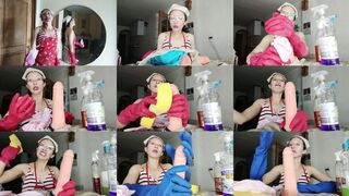 Taboo JOI Cleaning Control Gloves, Sponge and Dirty Secret Tease