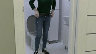 My bum is releasing some massive loads (big brownies), and you can hear loud splashes WMV FULL HD 1080p