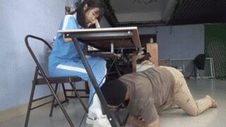 Pantene Goddess stomps and humiliates, stomping on a cock!