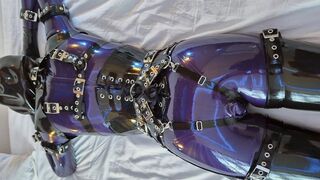 Latex anal fuck at the hotel