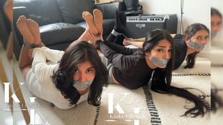 Simona, Mara & Luana in Pantyhose Hogtape