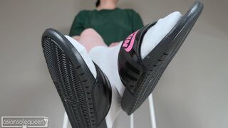 Slides and Sock Removal Humiliation JOI