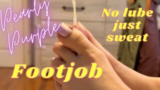 Pearly Poiple Pedicure Footjob number two