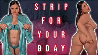 Birthday Striptease