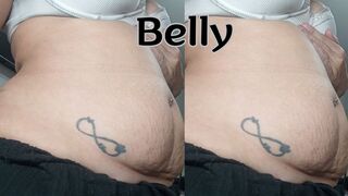 Belly swollen to the limit