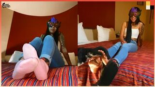Tickling This Mexican Babe's Small Feet Before Licking The Clean - Foot Tickling Frenzy Vol. 1