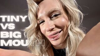 Tiny Man Big Mouth Giantess Vore Fantasy (MOUTH FETISH)