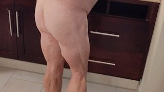 Tempest showing off in the mirror