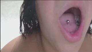 Close-ups of teeth, bad breath, uvula, and brushing