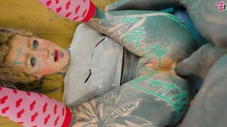 ANAL loving ALT PORNSTAR gapes wide after getting fucked hard by tattooed dick