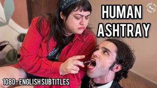Tired Boss Uses Her Butler As Human Ashtray While Smoking (1080p)