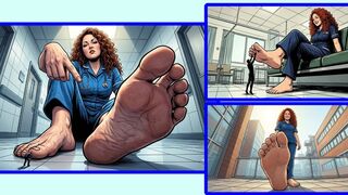 Giantess Nurse s Bare Feet Patient Crush Devoted Worship