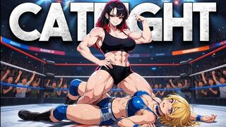 Catfight Wrestling Crush - Rika Proves She's The Strongest Female